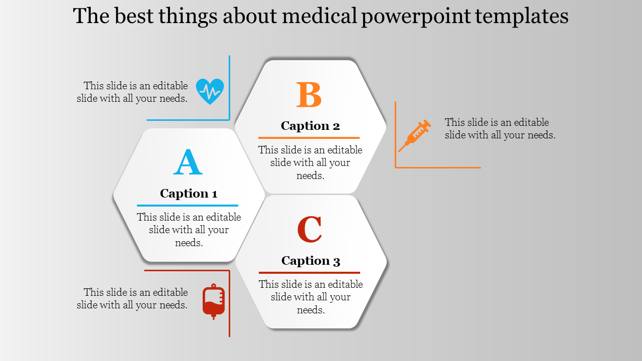 Creative Hexagonal Medical PowerPoint Templates and Google Slides